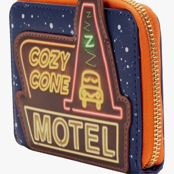 Loungefly Disney Pixar Moments Cars Cozy Cone Mini Backpack & Wallet Set - Picture 12 of 13